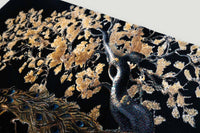 Luxe zijde decoratie kleed - G242