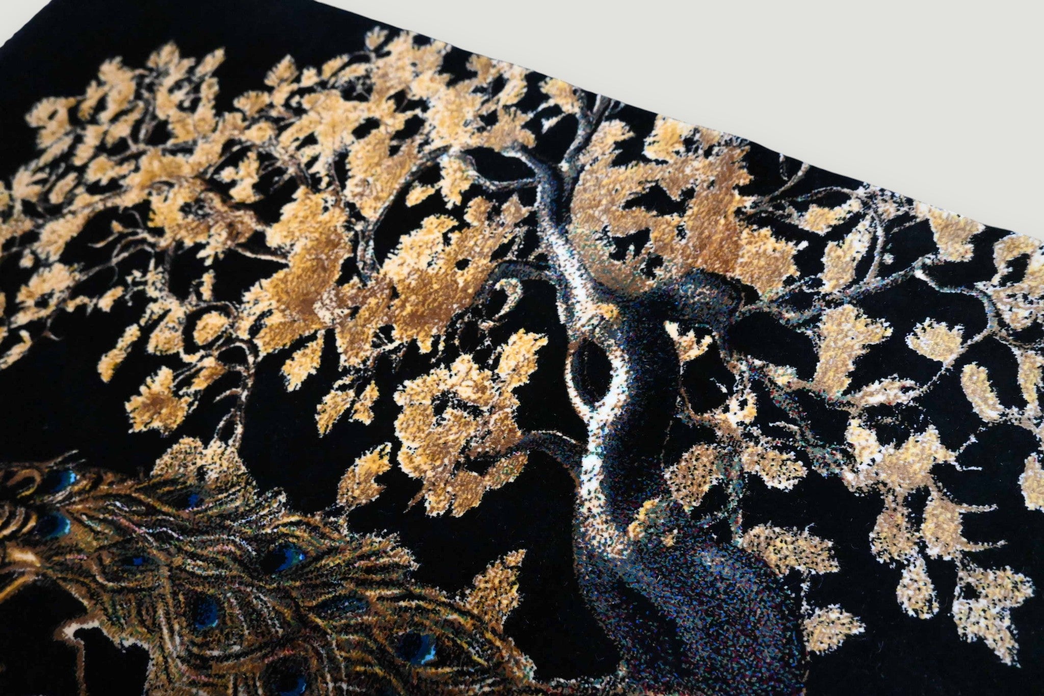 Luxe zijde decoratie kleed - G242