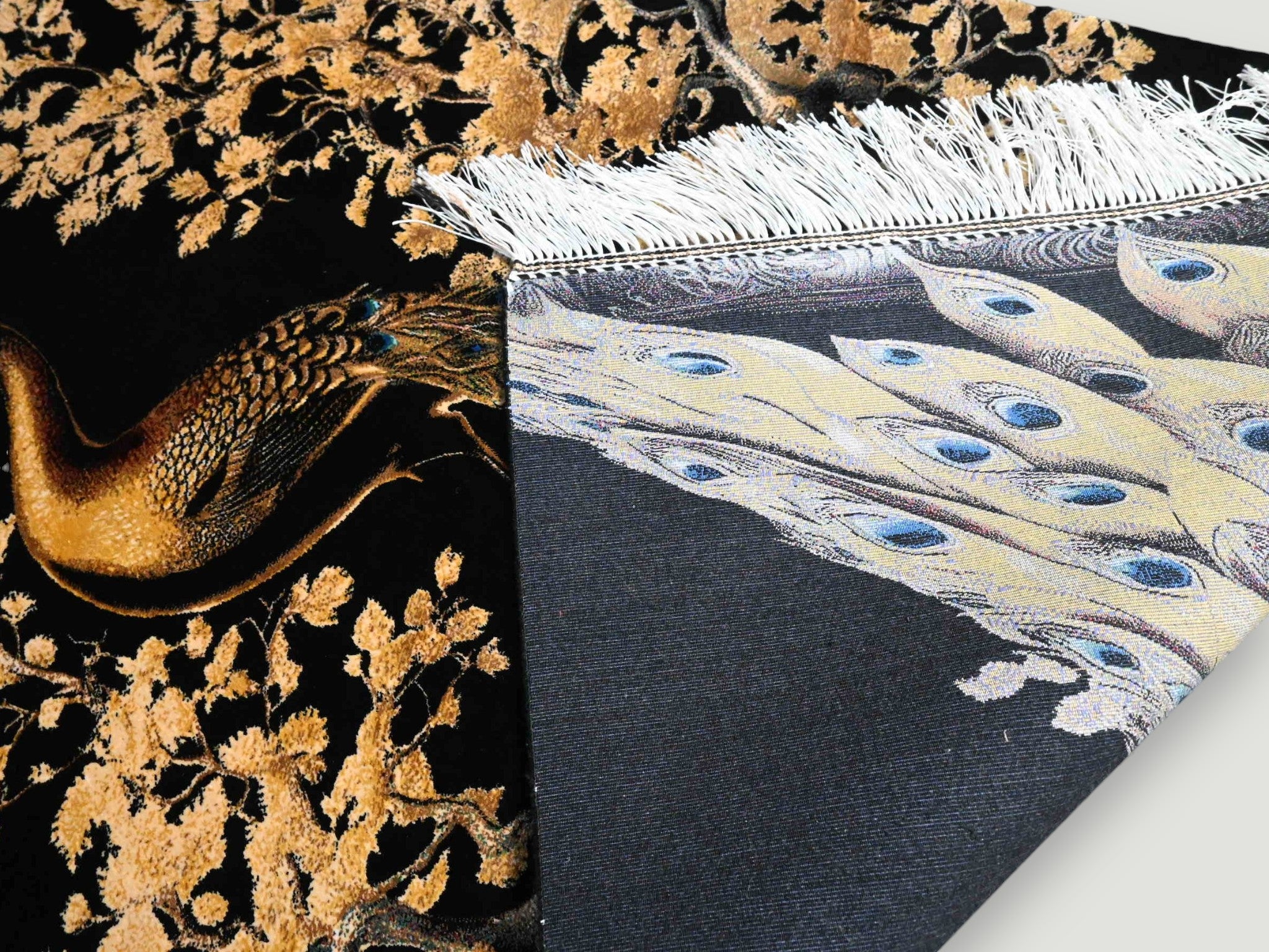 Luxe zijde decoratie kleed - G242