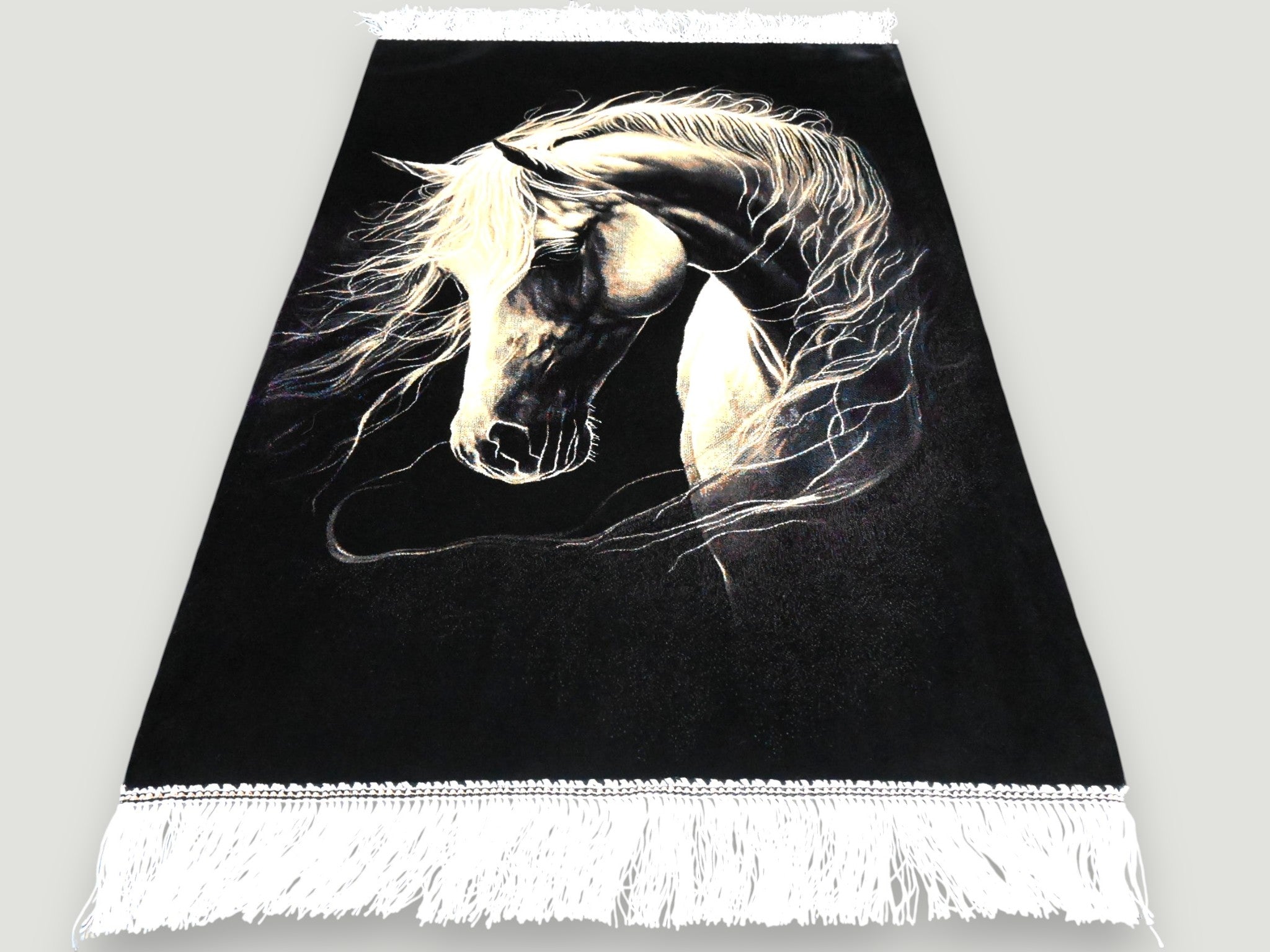 Luxe zijde decoratie kleed - G243