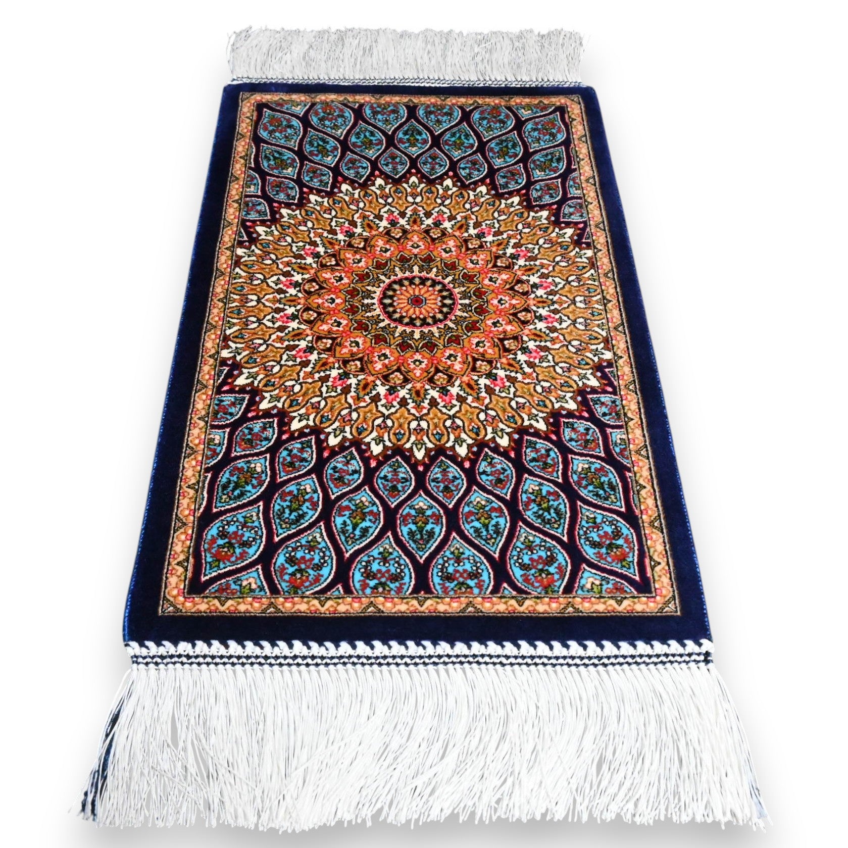 Luxe zijde decoratie kleed - G244