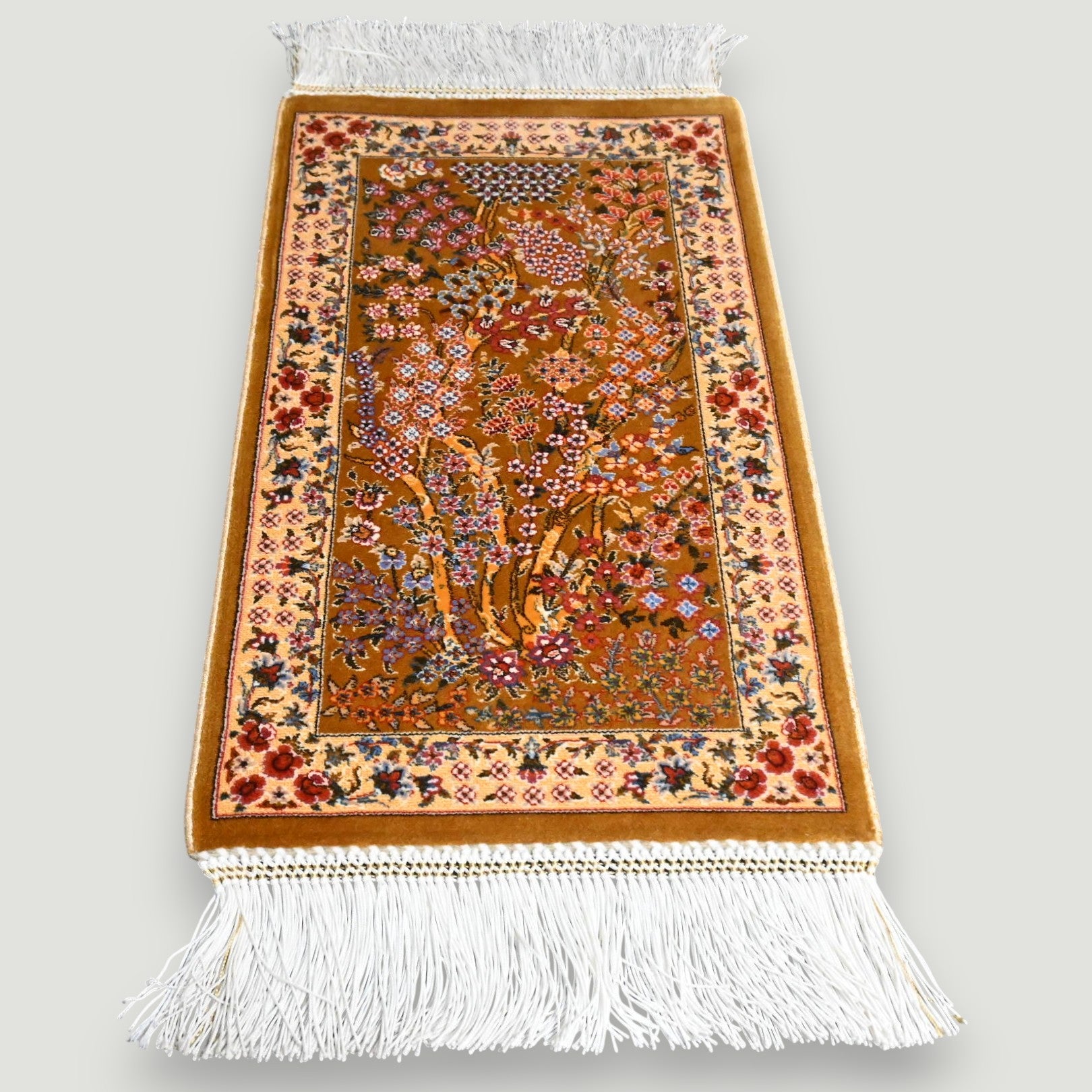 Luxe zijde decoratie kleed - G249