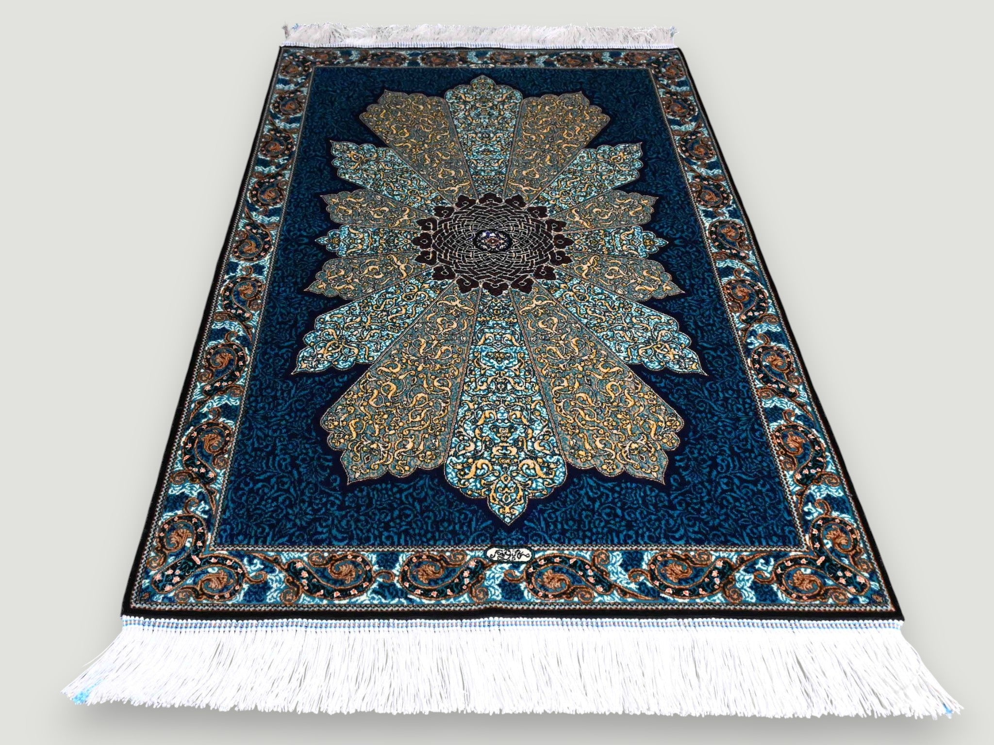 Luxe zijde decoratie kleed - G260