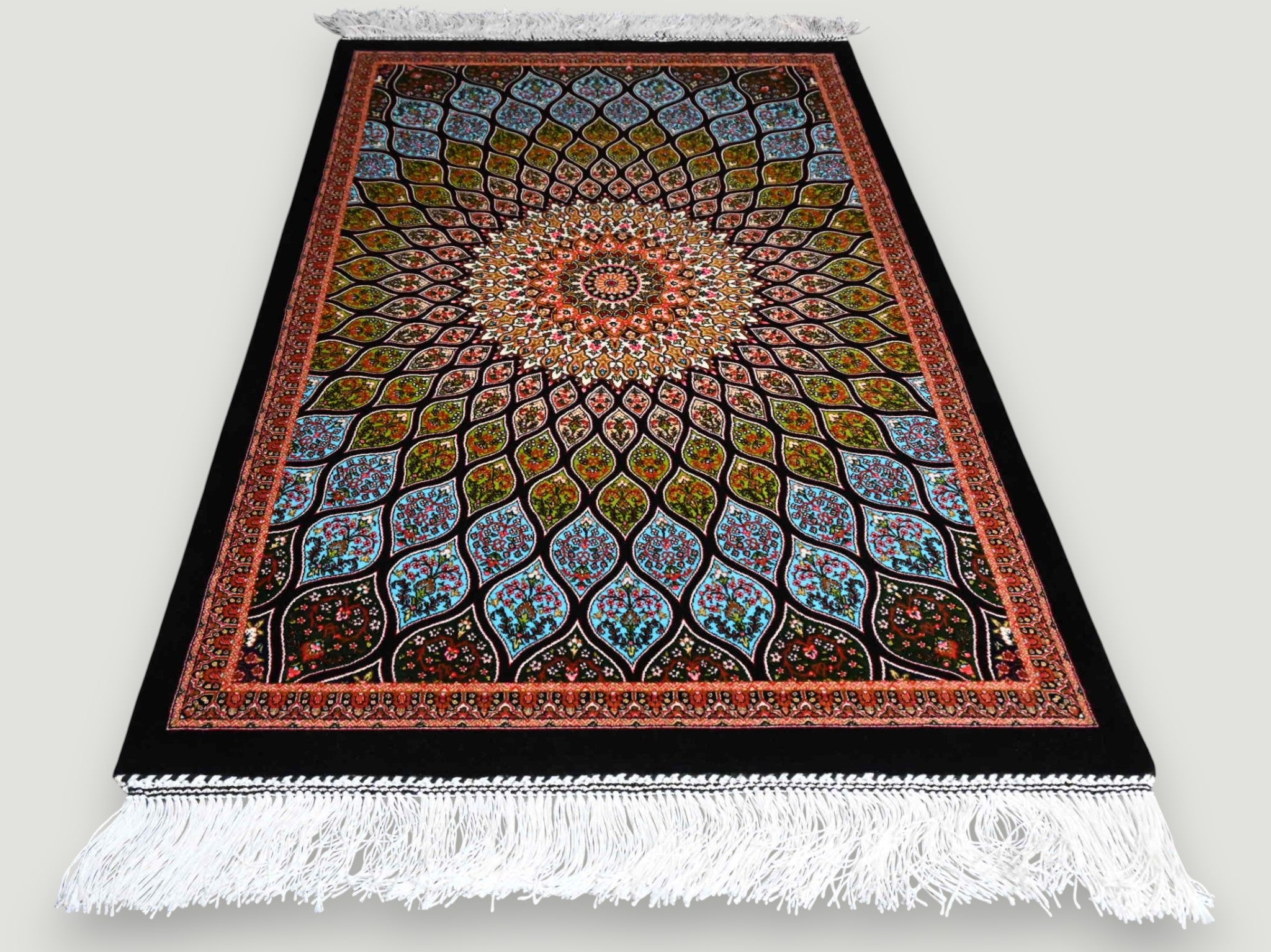 Luxe zijde decoratie kleed - G261