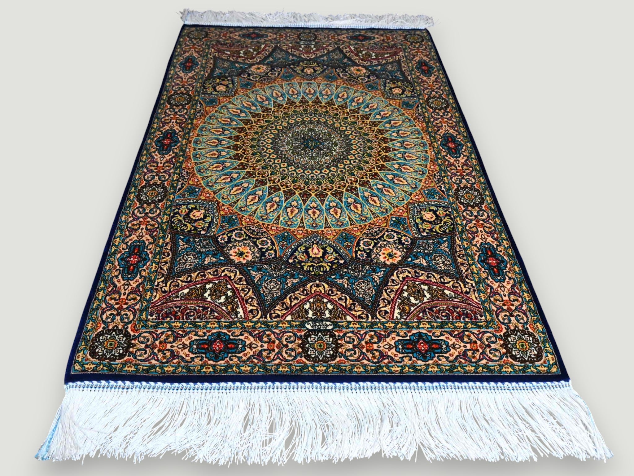 Luxe zijde decoratie kleed - G262