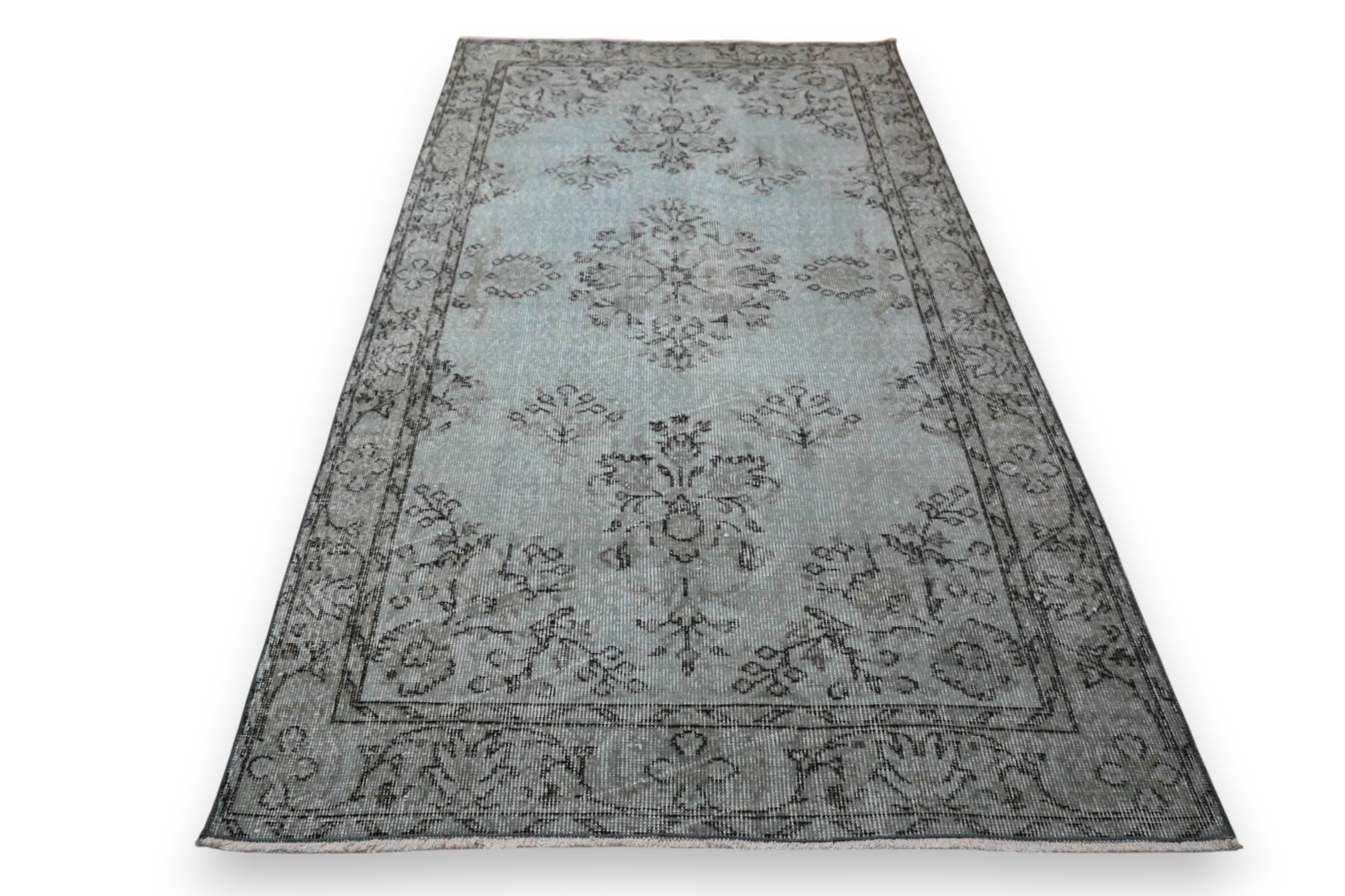 Blauw vintage vloerkleed - G265