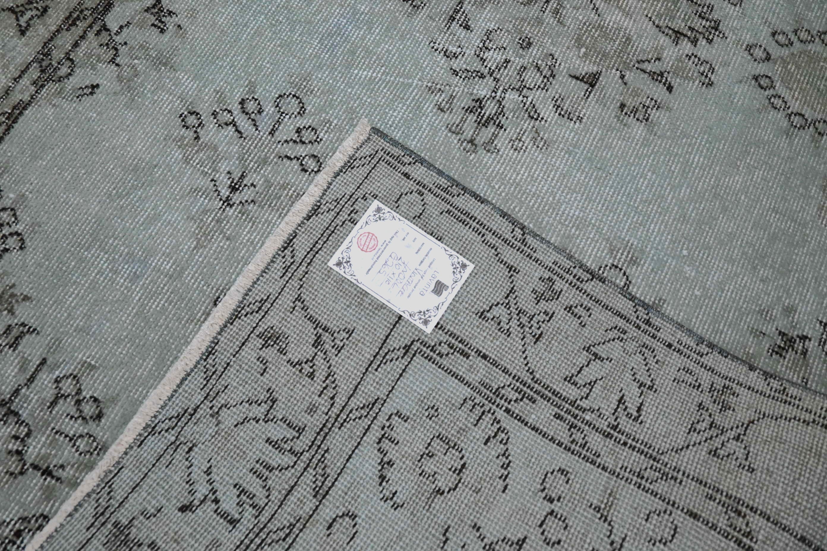 Blauw vintage vloerkleed - G265