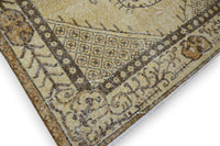 Geel vintage vloerkleed - G267