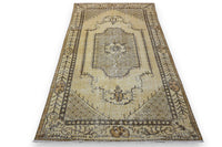 Geel vintage vloerkleed - G267