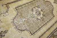 Geel vintage vloerkleed - G267