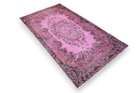 Roze vintage vloerkleed - G268