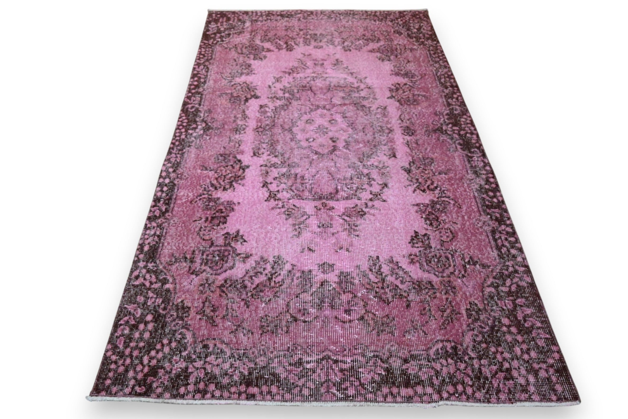 Roze vintage vloerkleed - G268