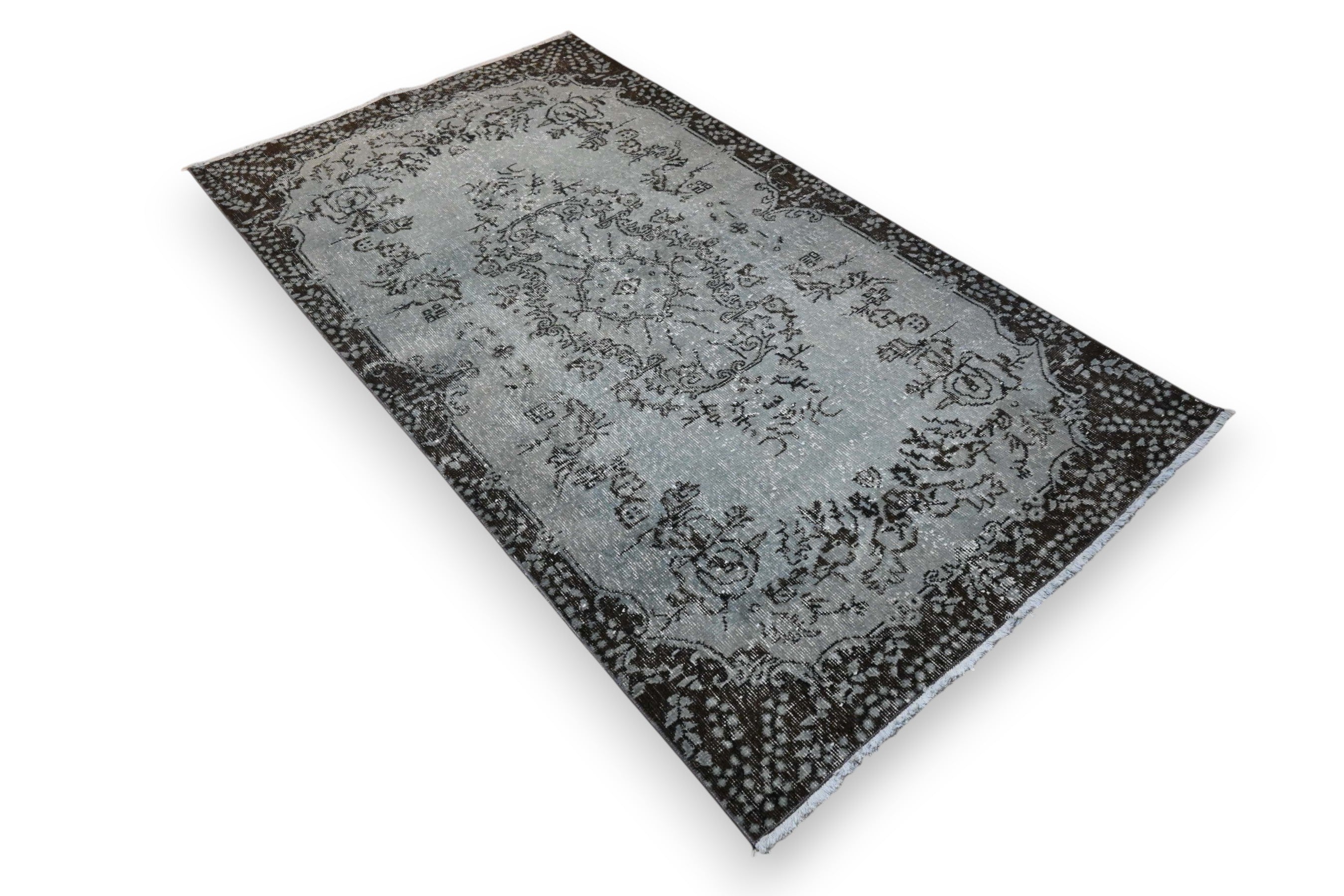 Grijs vintage vloerkleed - G269