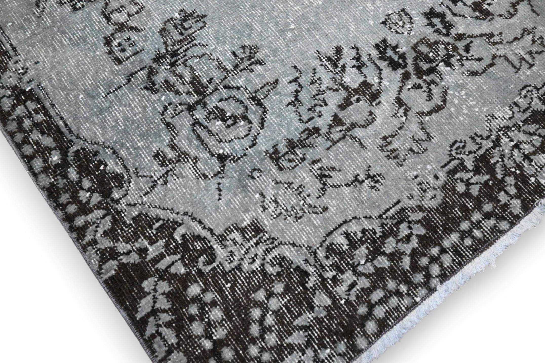 Grijs vintage vloerkleed - G269