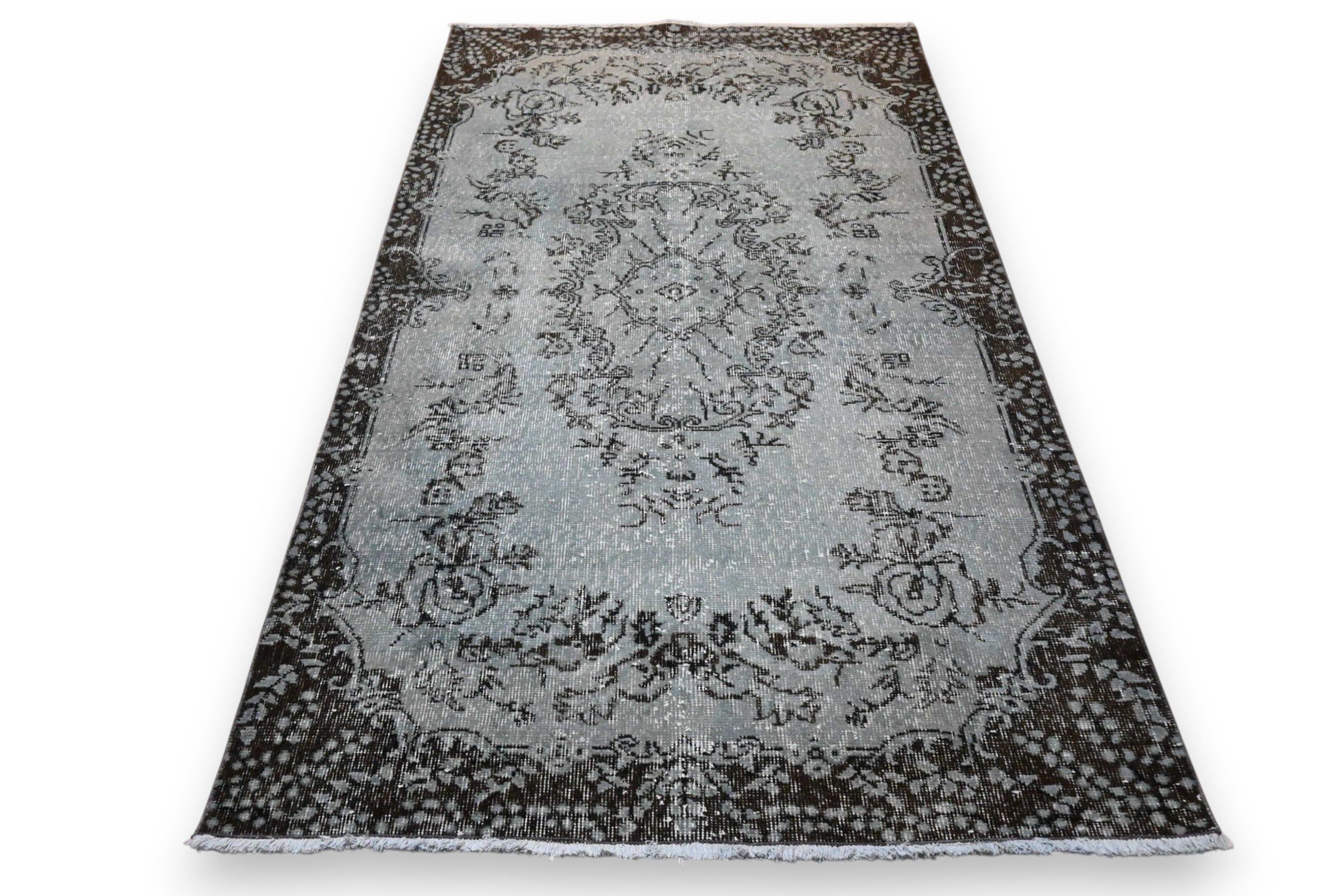 Grijs vintage vloerkleed - G269