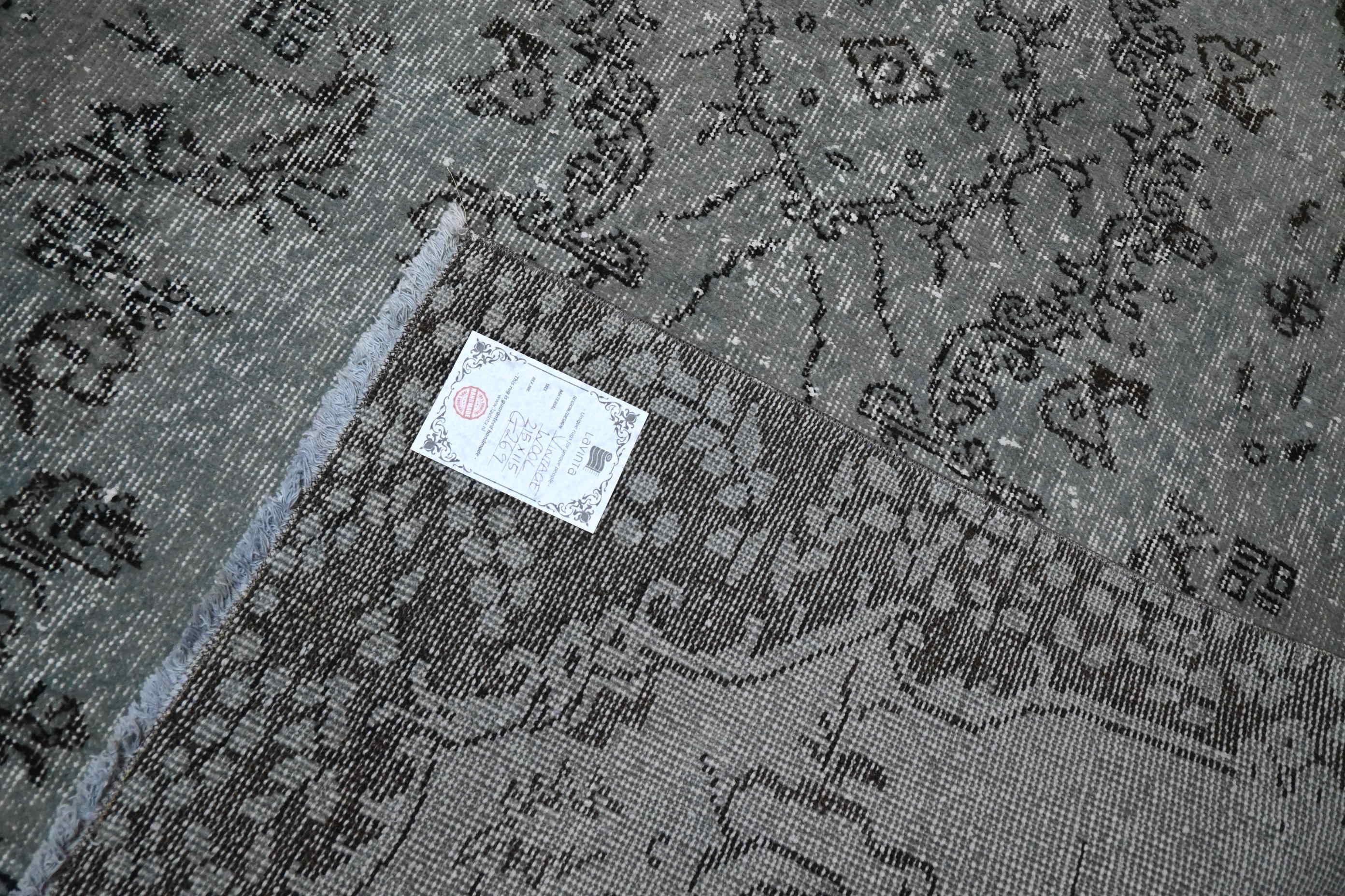 Grijs vintage vloerkleed - G269