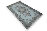 Blauw vintage vloerkleed - G270