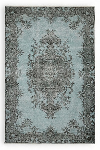 Blauw vintage vloerkleed - G270