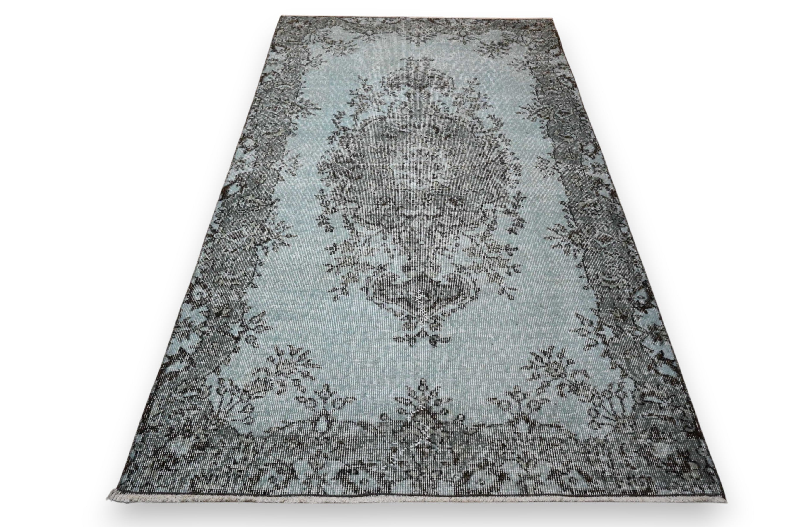 Blauw vintage vloerkleed - G270