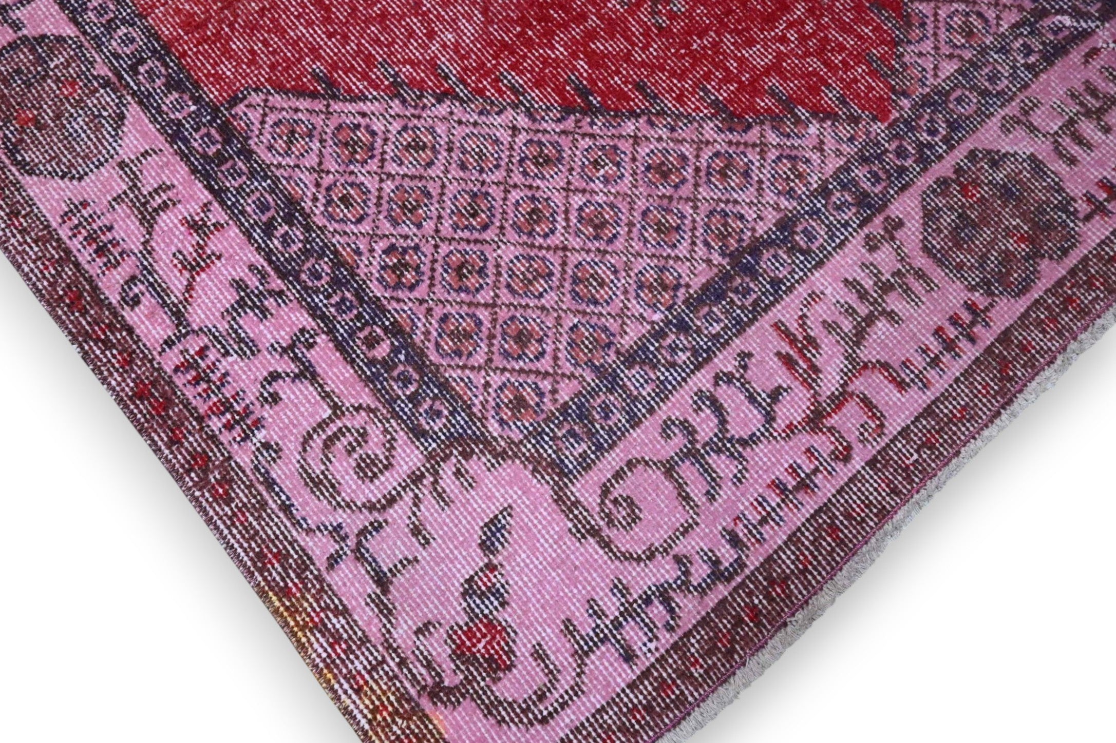 Roze vintage vloerkleed - G271