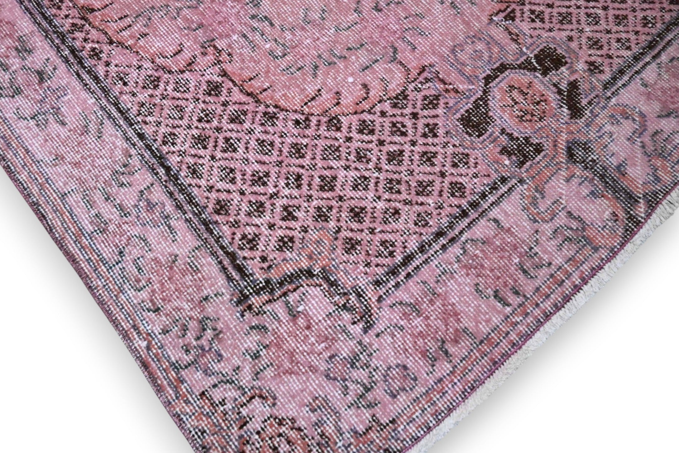 Roze vintage vloerkleed - G272