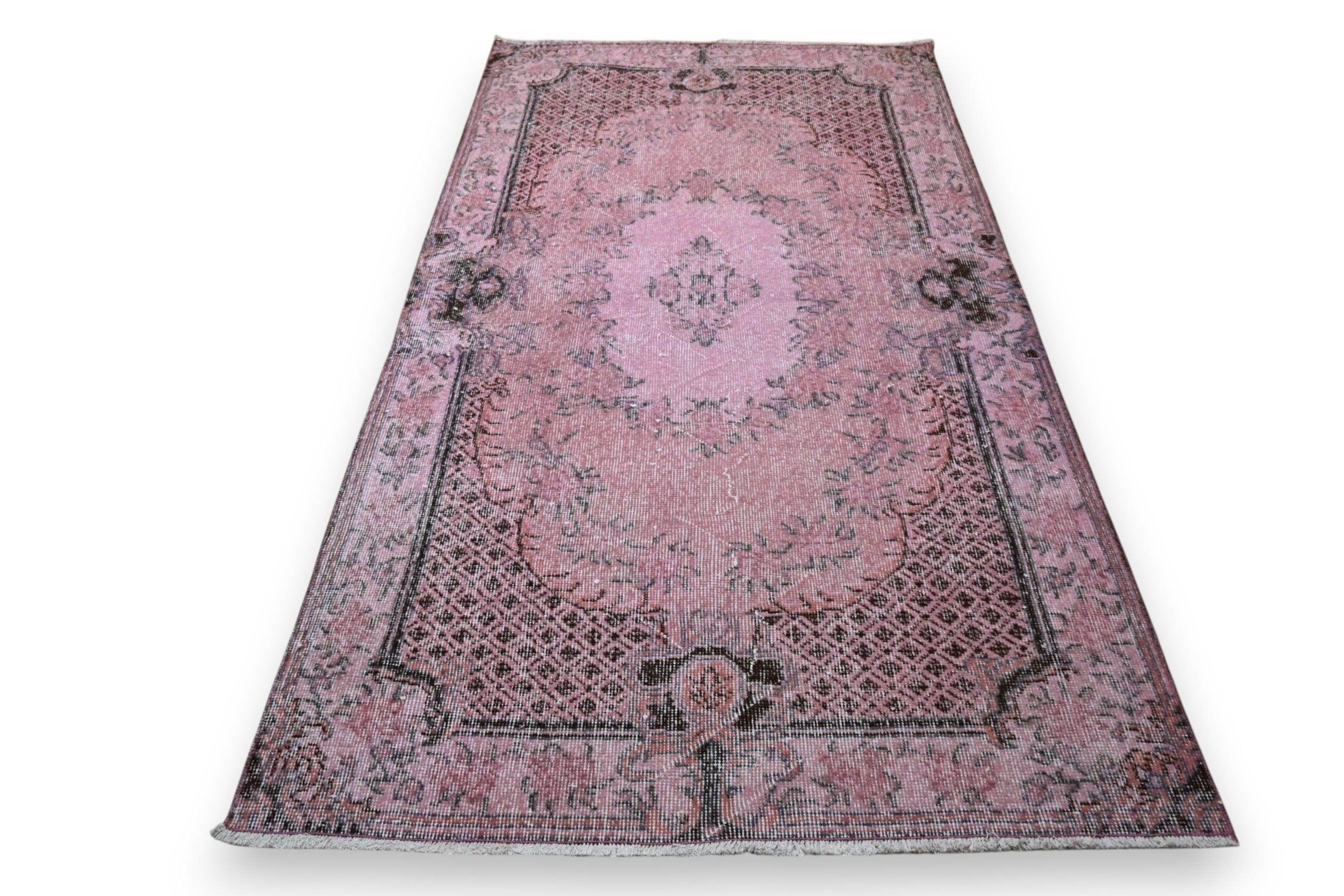 Roze vintage vloerkleed - G272