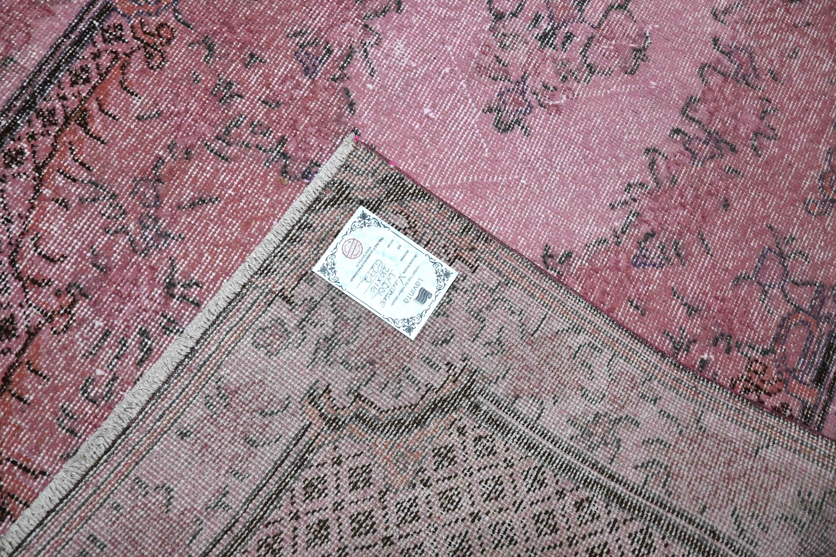 Roze vintage vloerkleed - G272