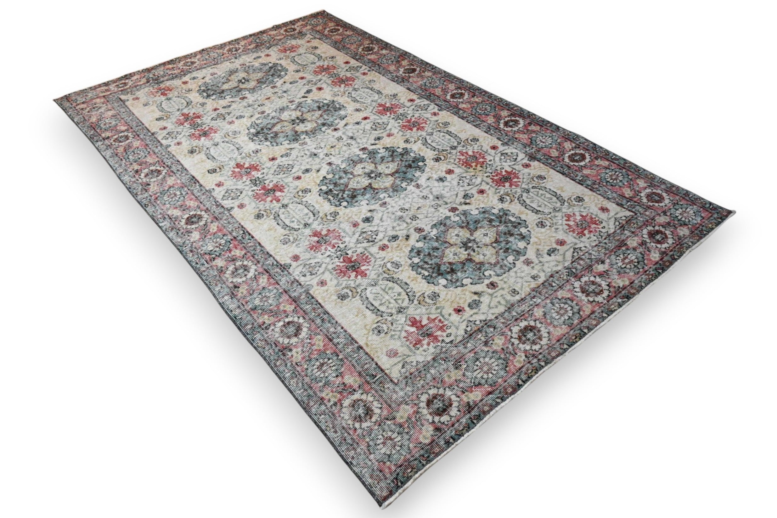 Licht vintage vloerkleed - G273