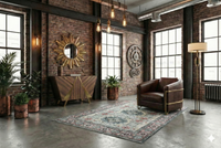 Licht vintage vloerkleed - G273