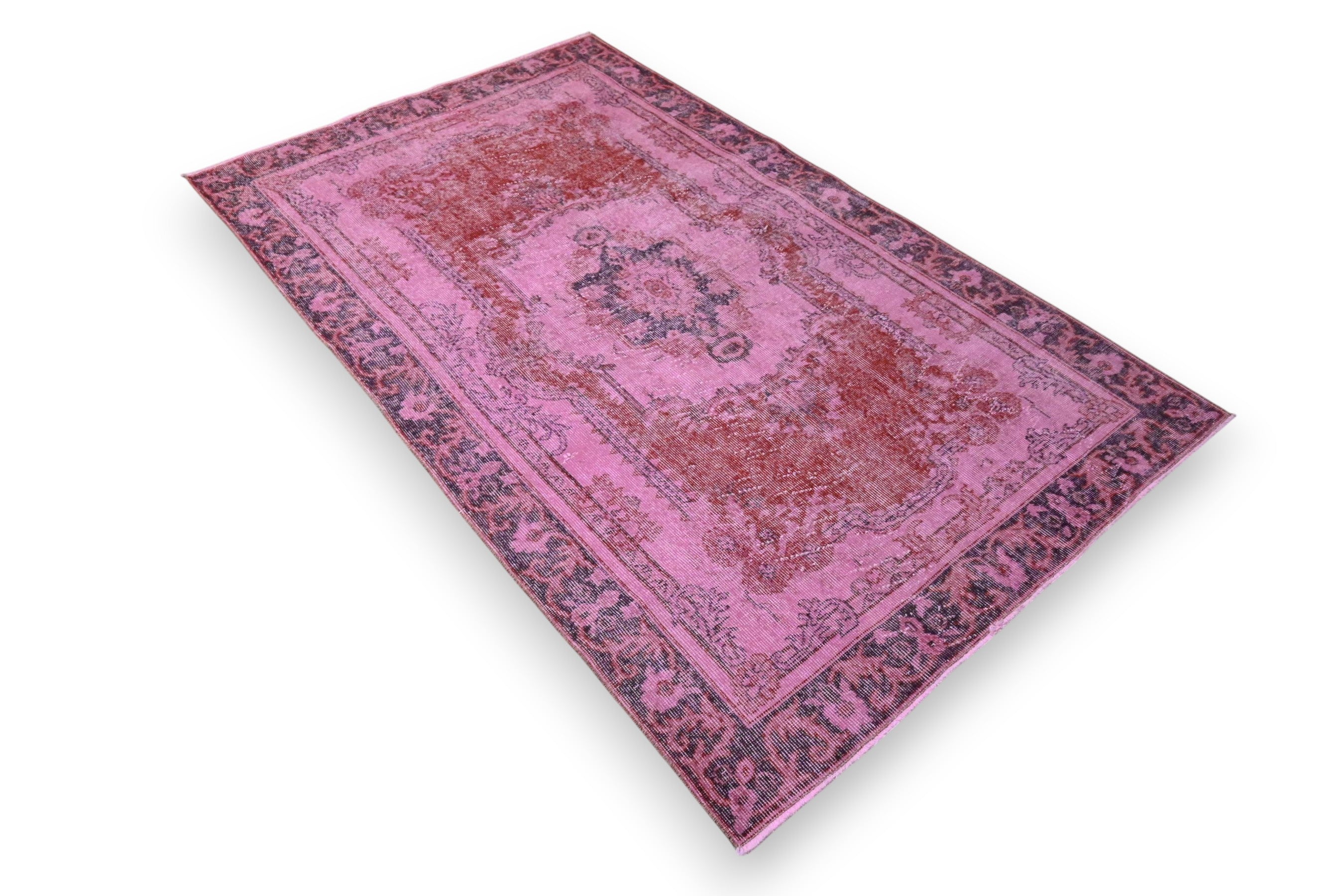 Roze vintage vloerkleed - G274