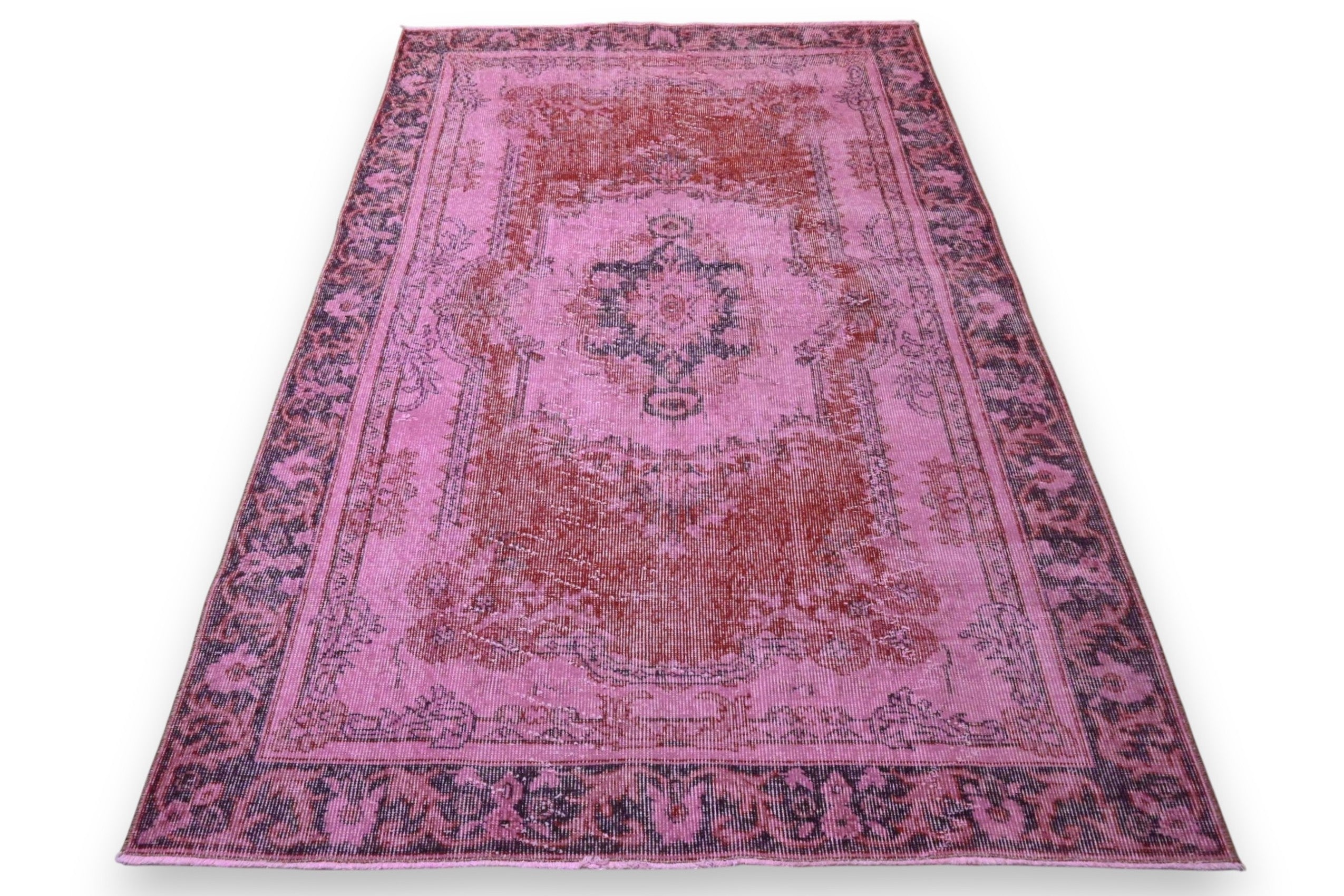 Roze vintage vloerkleed - G274