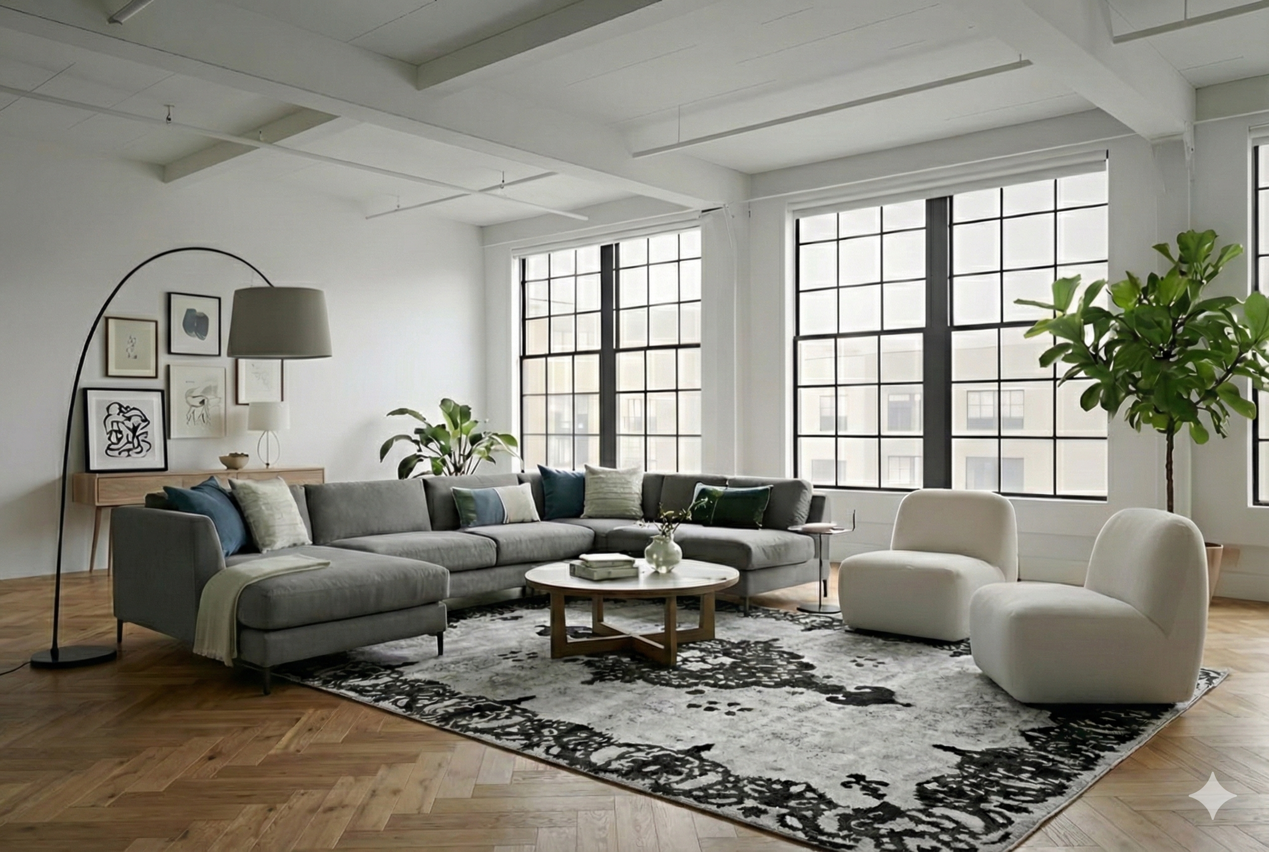 XXL vintage vloerkleed - G161