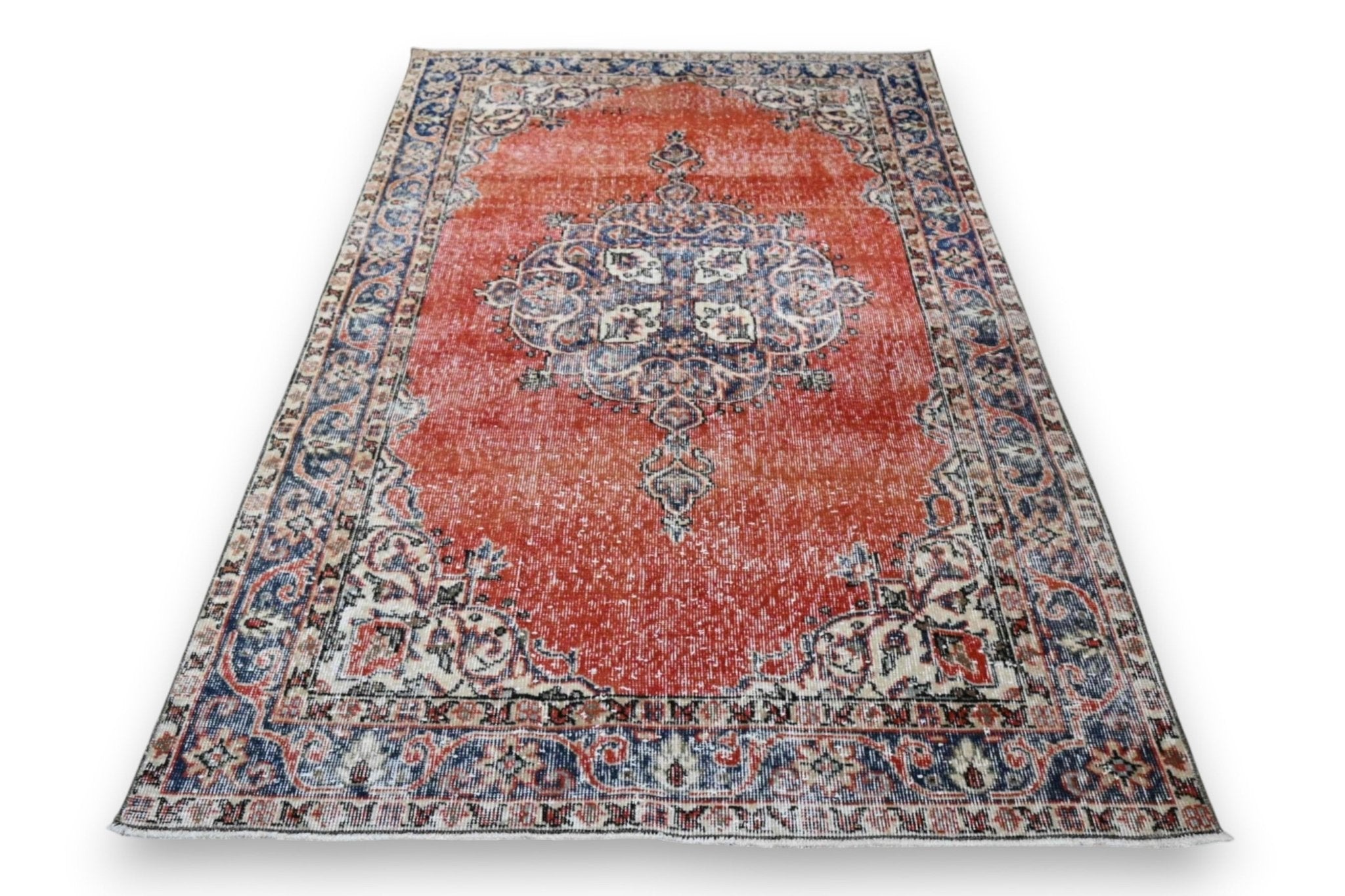 Amara | Vurig rood vloerkleed - Lavinta
