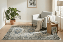 Elegant ivoor vintage vloerkleed 200x110 handgemaakt - G374