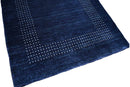Moderne blauwe loper - D658