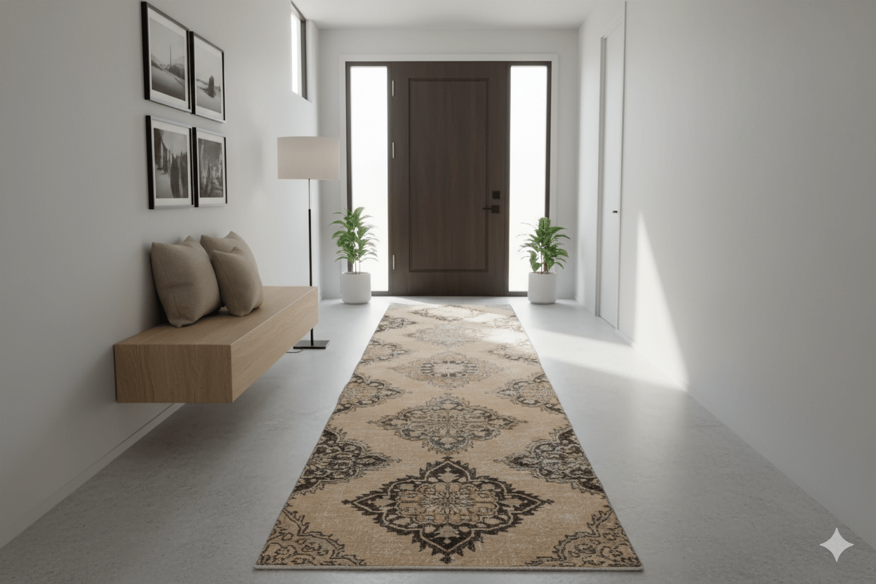 Beige vintage loper- F741