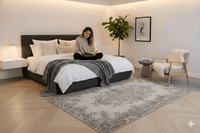 Beige vintage vloerkleed - G127 - Lavinta