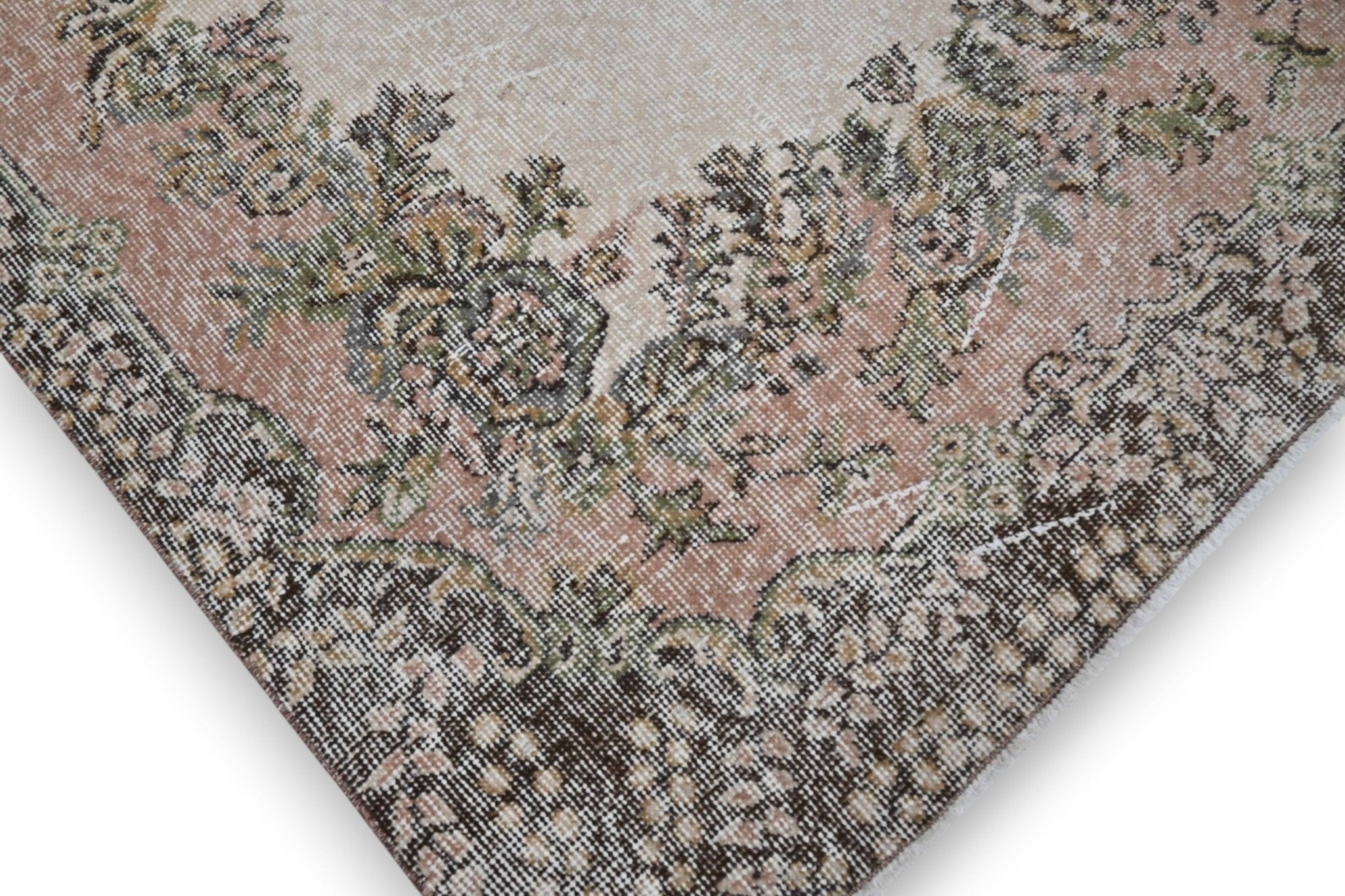 Beige vintage vloerkleed - G469 - Lavinta