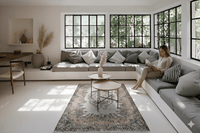 Beige vintage vloerkleed - G469 - Lavinta