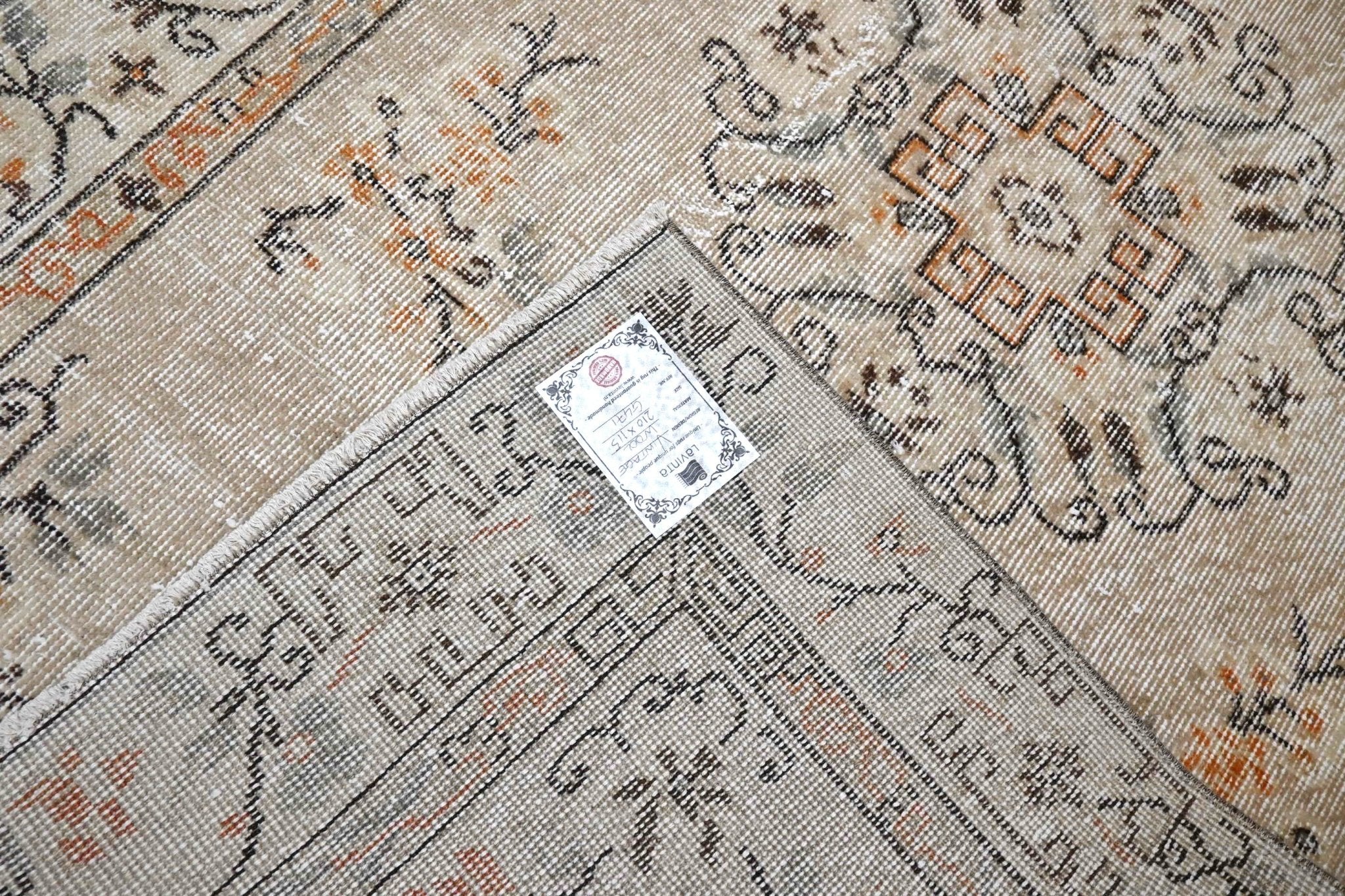 Beige vintage vloerkleed - G471 - Lavinta