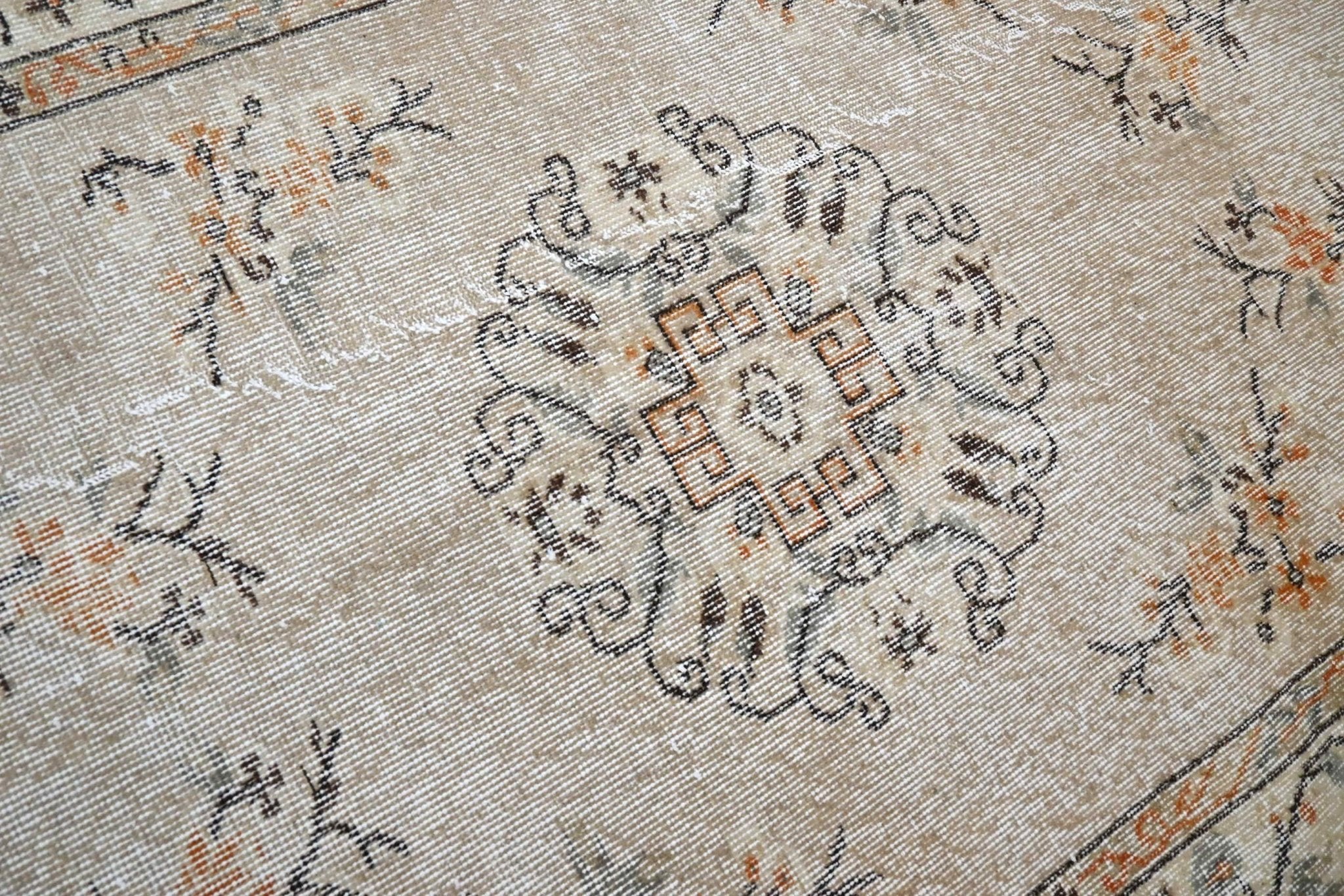 Beige vintage vloerkleed - G471 - Lavinta