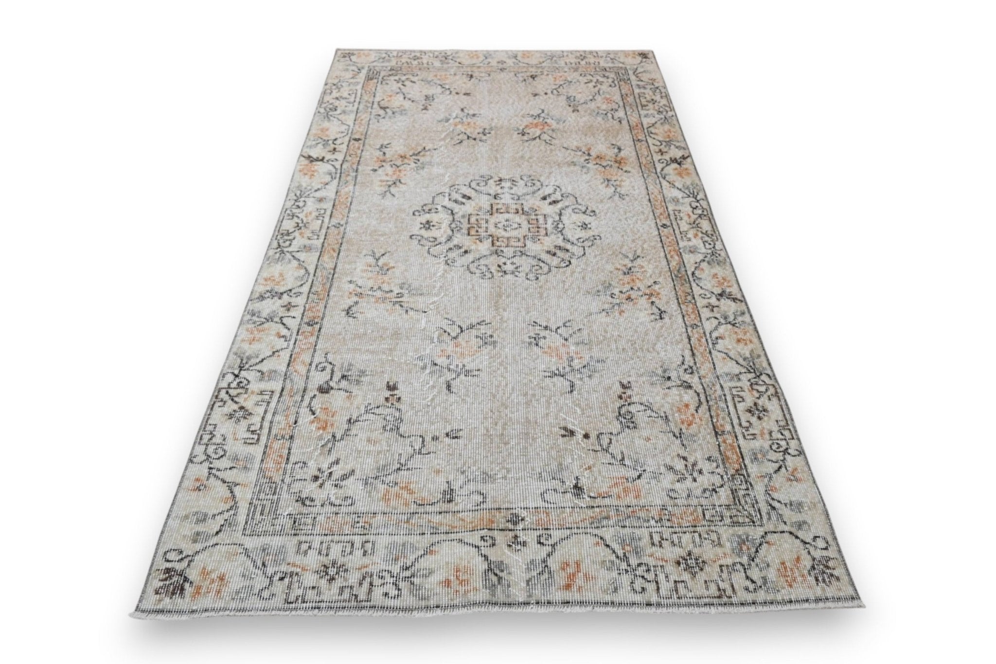 Beige vintage vloerkleed - G471 - Lavinta