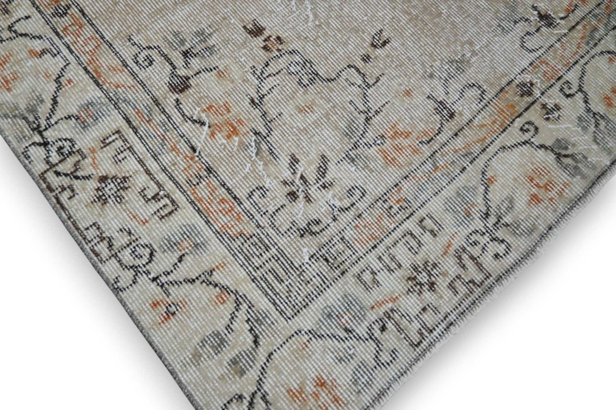 Beige vintage vloerkleed - G471 - Lavinta