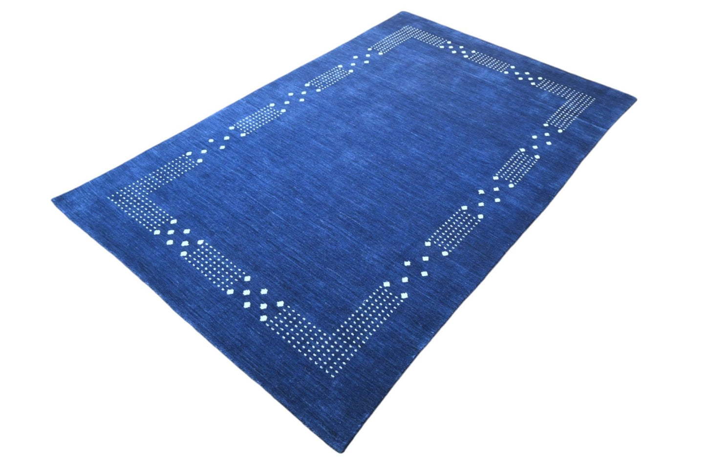 Blauw Gabbeh vloerkleed - F341 - Lavinta