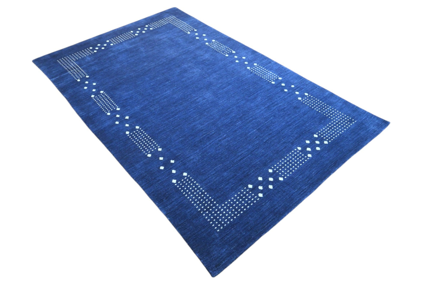 Blauw Gabbeh vloerkleed - F341 - Lavinta