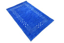 Blauw Gabbeh vloerkleed - F496 - Lavinta