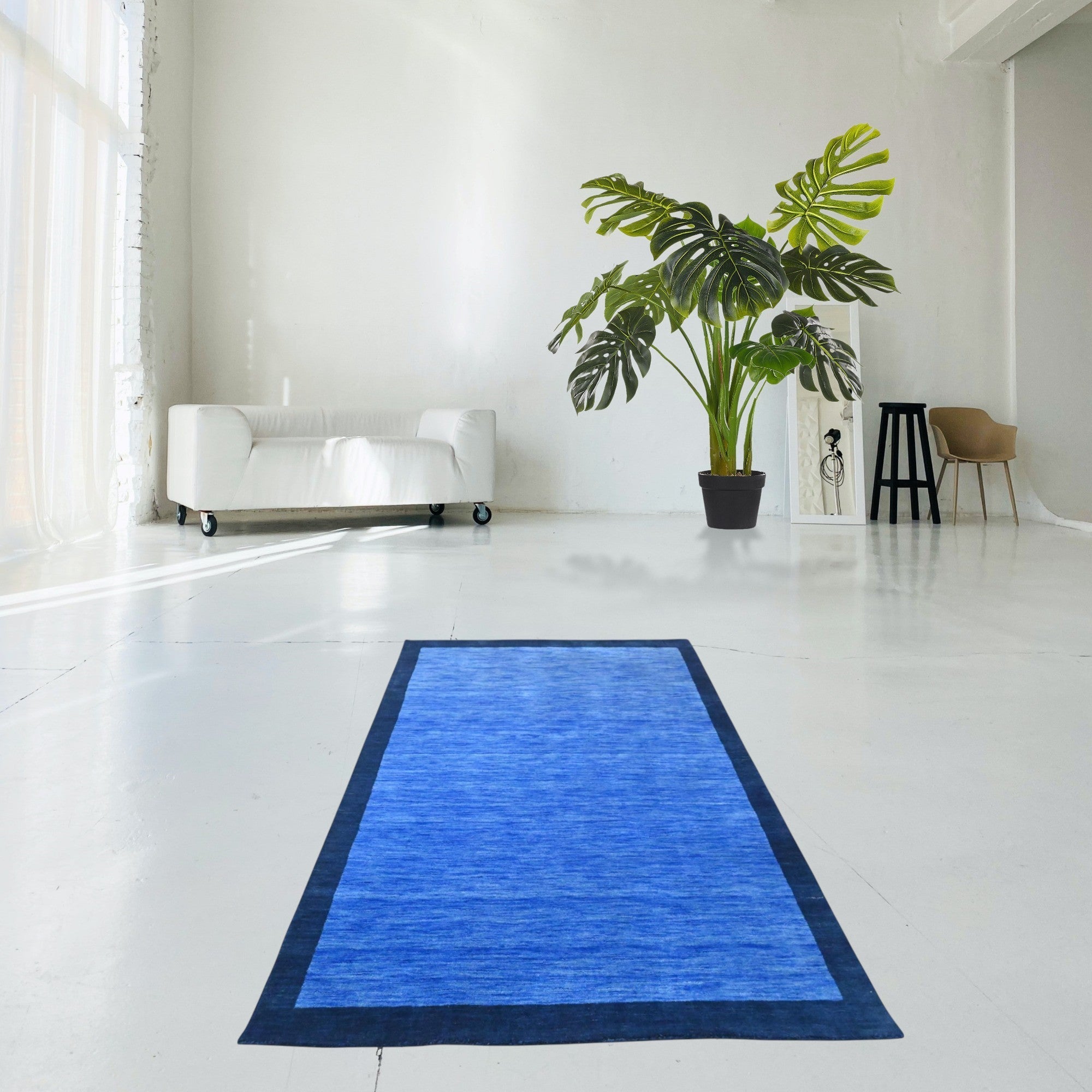 Blauw Gabbeh rug - F518