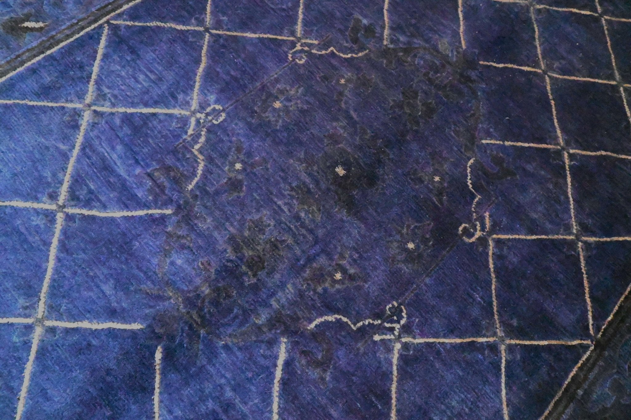 Blauw Nepal vloerkleed - G213 - Lavinta