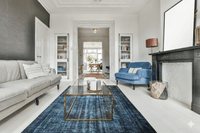 Blauw vintage vloerkleed - D397 - Lavinta