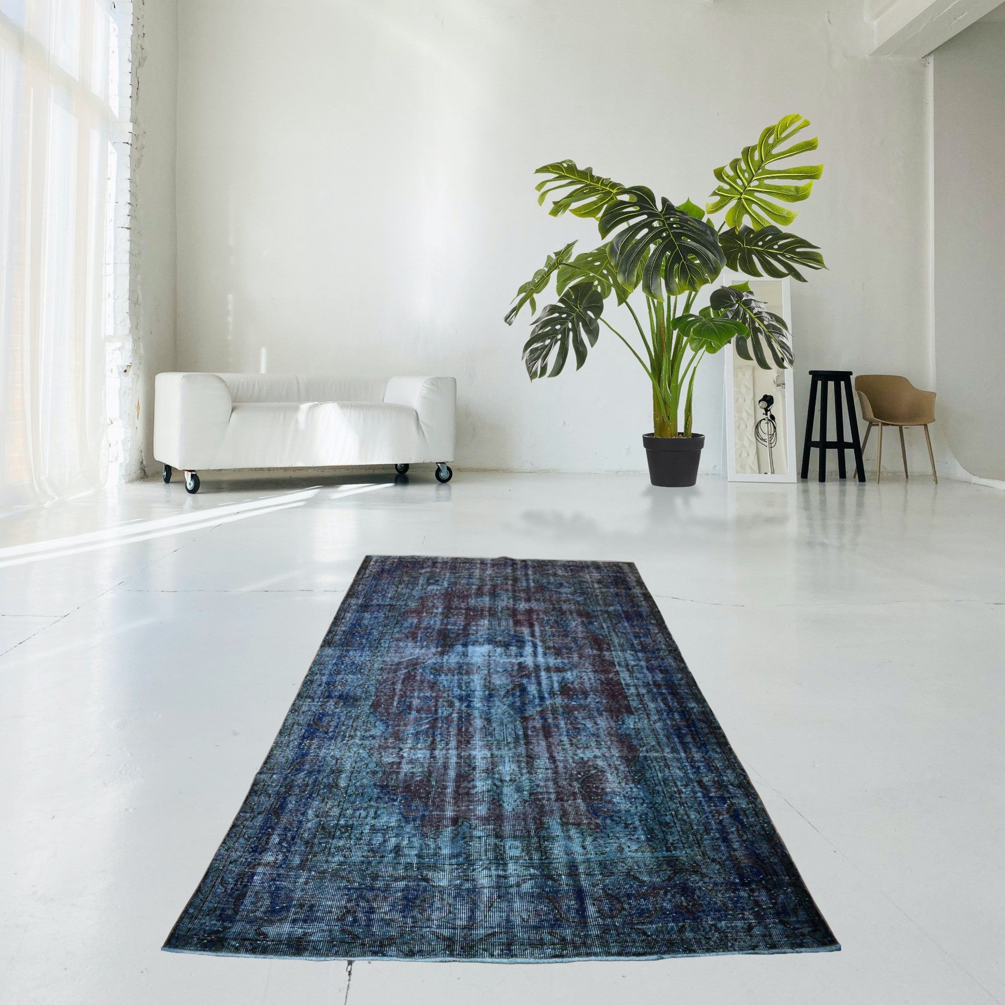 Blue Vintage Rug - D397